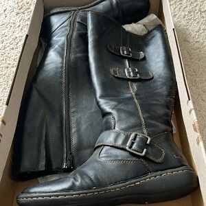 B.O.C Black Wide Calf Women’s Boots, Size 9.5
